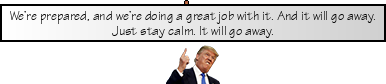 A sign held by Donald Trump showing a real Trump quote