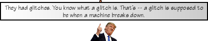 A sign held by Donald Trump showing a real Trump quote