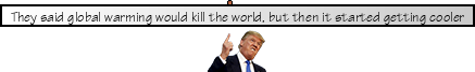 A sign held by Donald Trump showing a real Trump quote